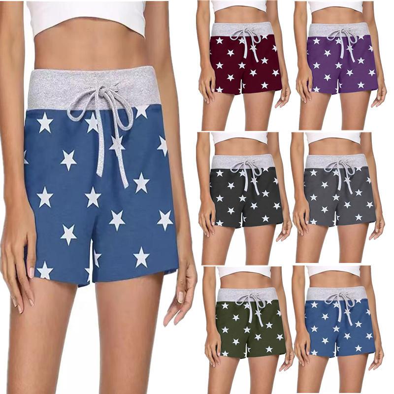 Women' Shorts Summer Plus Size Women Casual Gym Sweatshorts Fashion Five-pointed Star Lace-up Short Pants Pantalones Cortos De Mujer, Grey
Women' Shorts Summer Plus Size Women Casual Gym Sweatshorts Fashion Five-pointed Star Lace-up Short Pants Pantalones Cortos De Mujer, Grey
