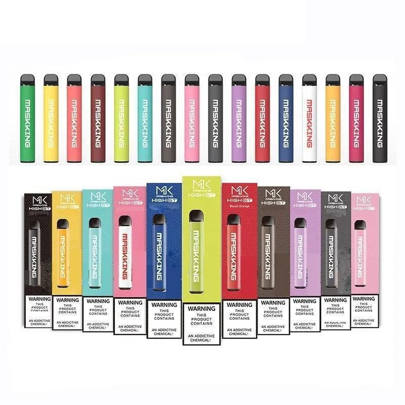 Maskking High GT MK Vape 400Puffs Disposable E cigarettes Vapes Pen Prefilled Device Pod Starter Kit Portable Stick Vaporizer bang xxl
Maskking High GT MK Vape 400Puffs Disposable E cigarettes Vapes Pen Prefilled Device Pod Starter Kit Portable Stick Vaporizer bang xxl