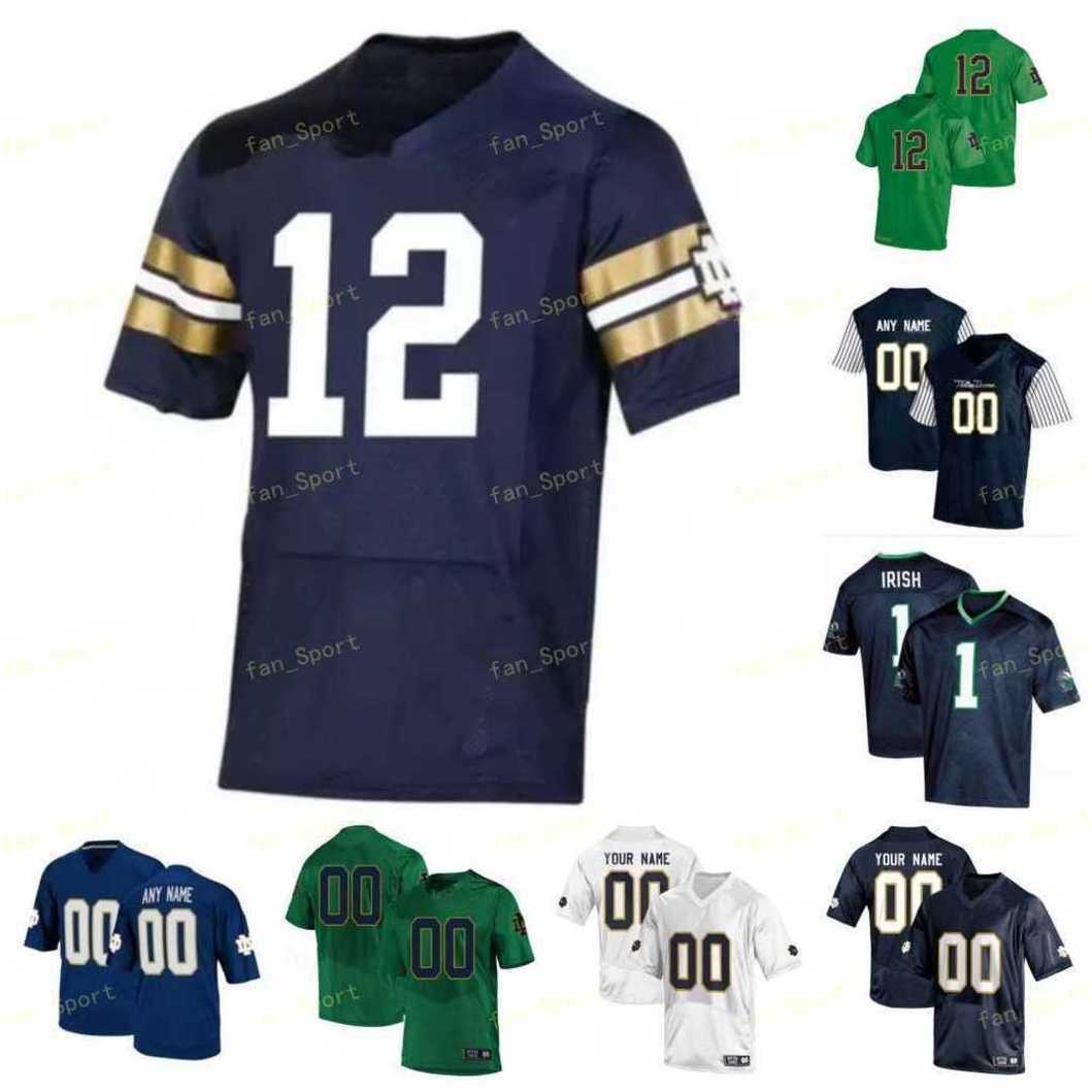 Fighting Irish Football Jersey NCAA College 2021 Shamrock Series Joe Montana Rudy Ruettiger Book Chase Claypool Kyren Williams Chris Tyree M, Black
Fighting Irish Football Jersey NCAA College 2021 Shamrock Series Joe Montana Rudy Ruettiger Book Chase Claypool Kyren Williams Chris Tyree M, Black