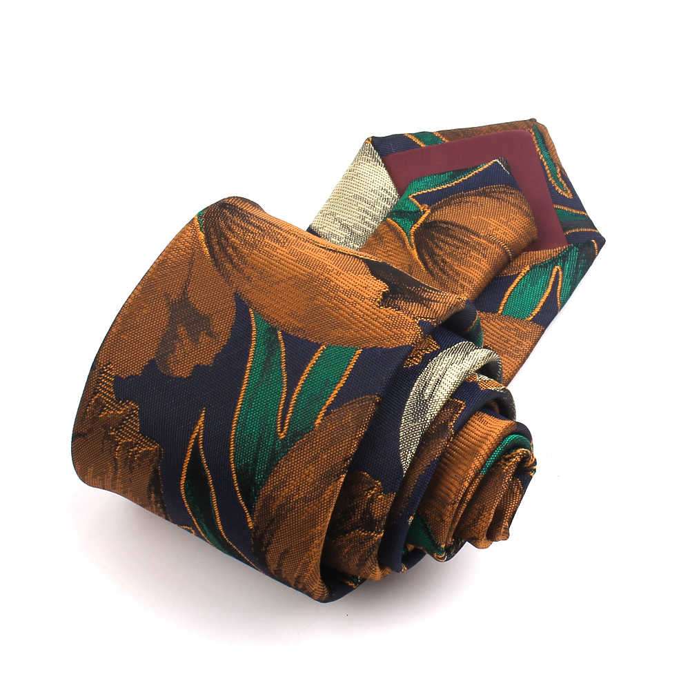 Jacquard Floral Ties for Men Women Classic Suits Mens Neck Skinny Casual Tie Fashion Tie Wedding Party