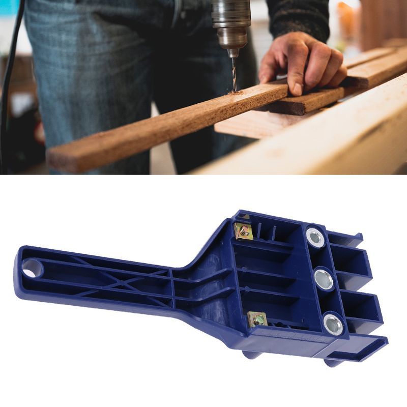 Handheld Woodworking Doweling Jig Boor Guide Wood Devil Boren Hole Saw Accessories Template Wood Boren Dowelling