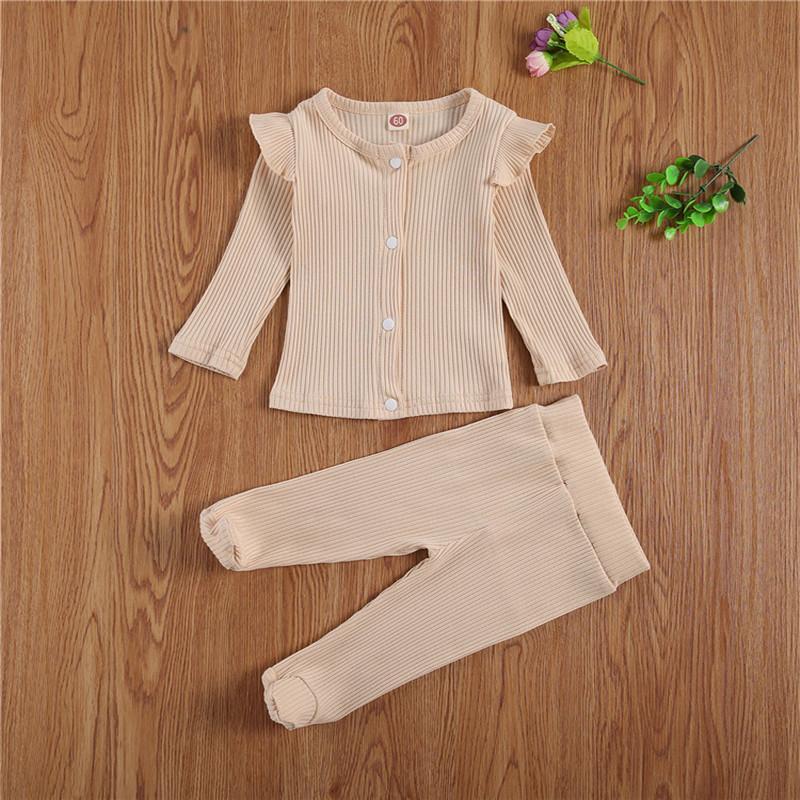 Clothing Sets 2021 Infant Baby Girl Top Jogger Pants Suit Cotton Round Neck Ruffle Shoulder Long Sleeve Shirt Warm Button Loose Trousers 0-6, White
Clothing Sets 2021 Infant Baby Girl Top Jogger Pants Suit Cotton Round Neck Ruffle Shoulder Long Sleeve Shirt Warm Button Loose Trousers 0-6, White