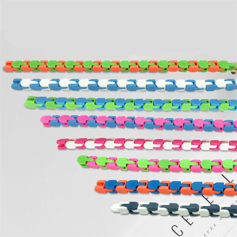 DHL Fidget Snake Puzzle Wacky Tracks Snap and Click Sensory Toys Kids Adult Anxiety Stress Relief ADHD Needs Educational Party Keeps Fingers Busy Toy
DHL Fidget Snake Puzzle Wacky Tracks Snap and Click Sensory Toys Kids Adult Anxiety Stress Relief ADHD Needs Educational Party Keeps Fingers Busy Toy