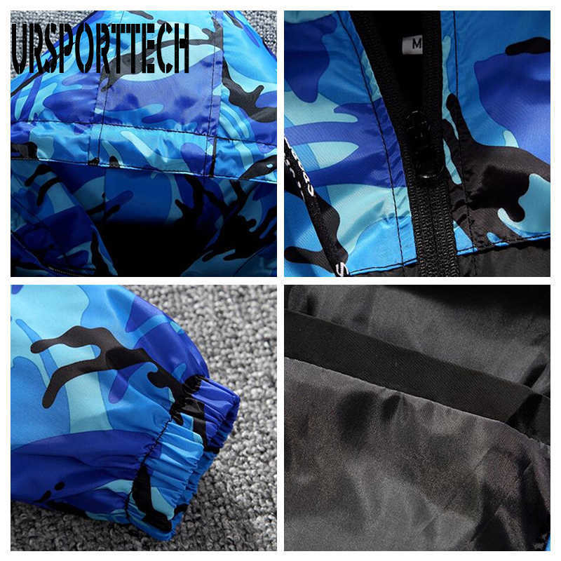 Spring Autumn Mens Thin Jacket Casual Camouflage Hoodie Jacket Men Waterproof Clothes Men's Windbreaker Coat Male Outwear 5XL6XL 210528