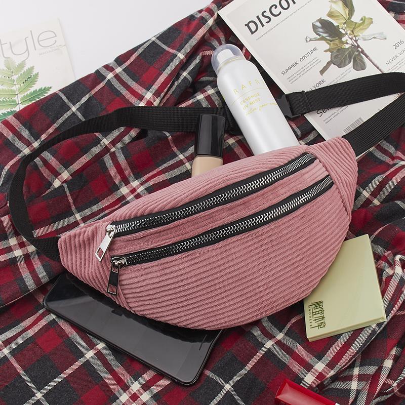 waist bag female belt corduroy fashion travelling chest handbag winter fanny pack ladies waist pack belly belt bags purse
waist bag female belt corduroy fashion travelling chest handbag winter fanny pack ladies waist pack belly belt bags purse