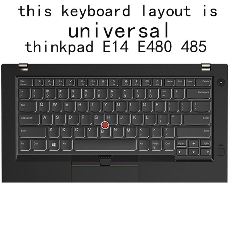 Keyboard Covers Laptop Silicone Cover 2021 For Lenovo ThinkPad E14 E485 E480 T480S E475 14 Inch Transparent Perfectly Fit Film TPU