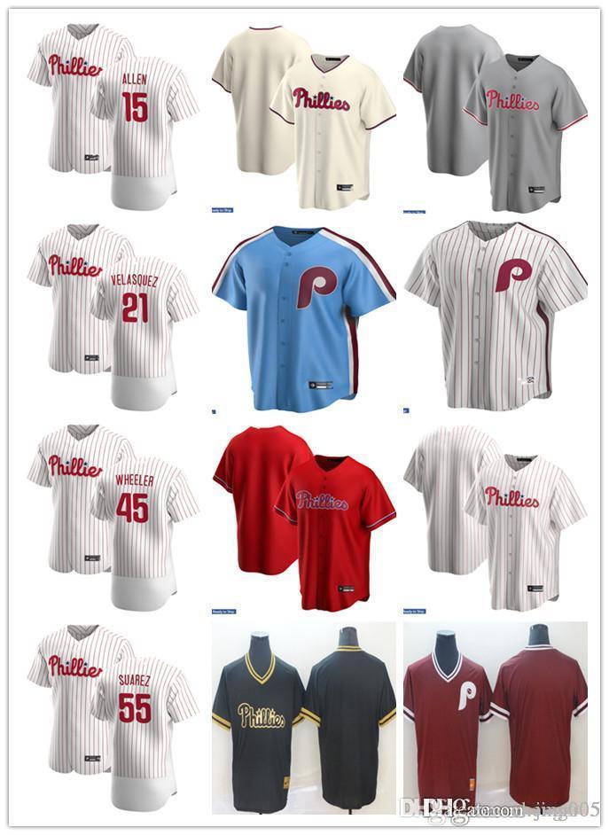 Men Women Youth 55 Ranger Suarez 21 Vince Velasquez 45 Zack Wheeler 15 Dick Allen Custom Baseball Jersey Blank red white gray, Colour
Men Women Youth 55 Ranger Suarez 21 Vince Velasquez 45 Zack Wheeler 15 Dick Allen Custom Baseball Jersey Blank red white gray, Colour