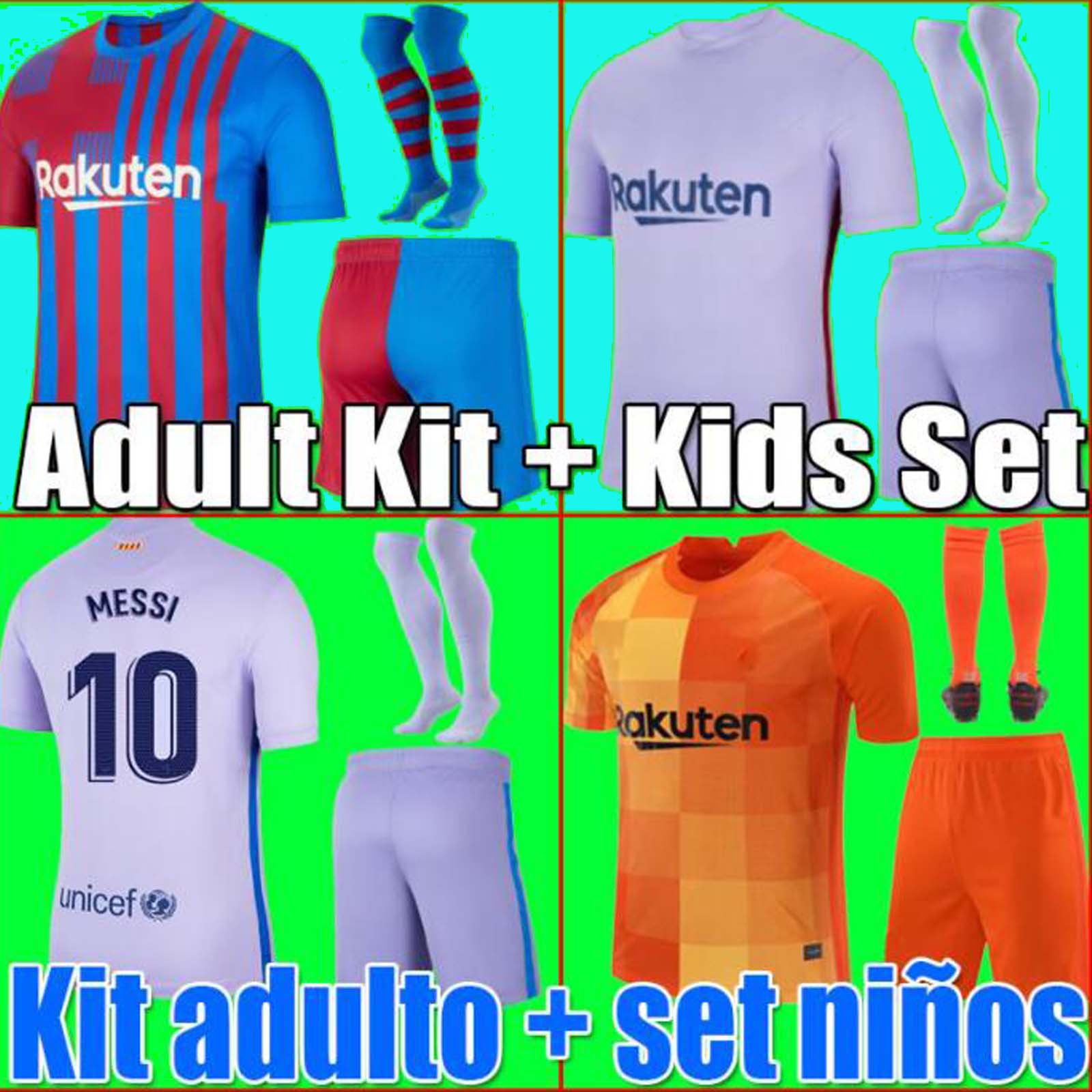 21 22 Barcelona adult men kit MESSI Kun Aguero soccer jerseys BARCA FC ANSU FATI 2021 2022 GRIEZMANN F.DE JONG DEST PEDRI adult men kit shirt kids sets socks boys, Away
21 22 Barcelona adult men kit MESSI Kun Aguero soccer jerseys BARCA FC ANSU FATI 2021 2022 GRIEZMANN F.DE JONG DEST PEDRI adult men kit shirt kids sets socks boys, Away