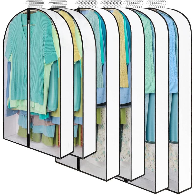 Clothing & Wardrobe Storage 40Inch/49Inch/59Inch Hanging Garment Bag For 4Inch Gussets Clothes Closet Clear Cover 6-Pack
Clothing & Wardrobe Storage 40Inch/49Inch/59Inch Hanging Garment Bag For 4Inch Gussets Clothes Closet Clear Cover 6-Pack