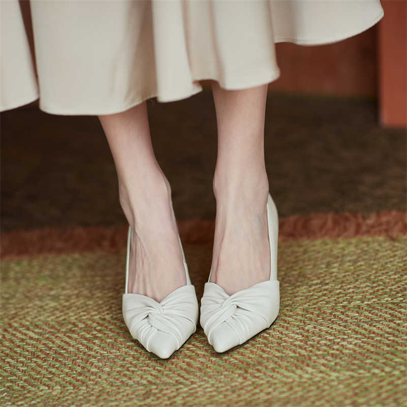 Meotina Pointed Toe Pumps Natural Genuine Leather Women Shoes High Heels Pleated Stiletto Heel Dress Footwear Female Spring 43 210608, Beige
Meotina Pointed Toe Pumps Natural Genuine Leather Women Shoes High Heels Pleated Stiletto Heel Dress Footwear Female Spring 43 210608, Beige
