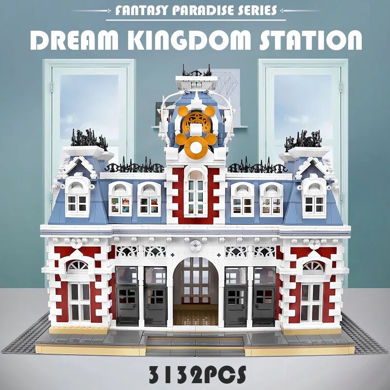 Mould King 11004 Street View House Constructor The Station of The Dreamland Set Educational Toys Building Blocks For Children FY4902
Mould King 11004 Street View House Constructor The Station of The Dreamland Set Educational Toys Building Blocks For Children FY4902