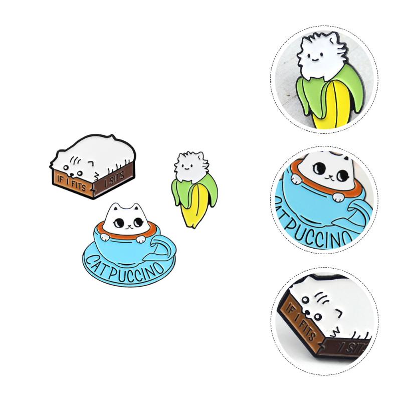 Pins, Brooches 3Pcs Adorable Brooch Shiny Suit Breastpin Decorative Lapel Accessories, Gray
Pins, Brooches 3Pcs Adorable Brooch Shiny Suit Breastpin Decorative Lapel Accessories, Gray