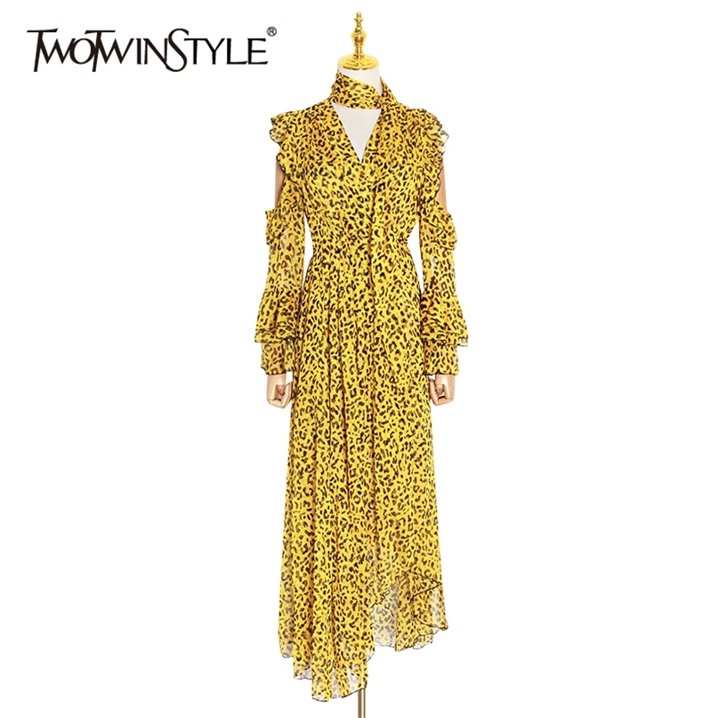 Leopard Female Dresses For Women Off Shoulder Flare Sleeve Asymmetric Hem Backless Ruffles Dress Vintage 210520, Blue dress
Leopard Female Dresses For Women Off Shoulder Flare Sleeve Asymmetric Hem Backless Ruffles Dress Vintage 210520, Blue dress