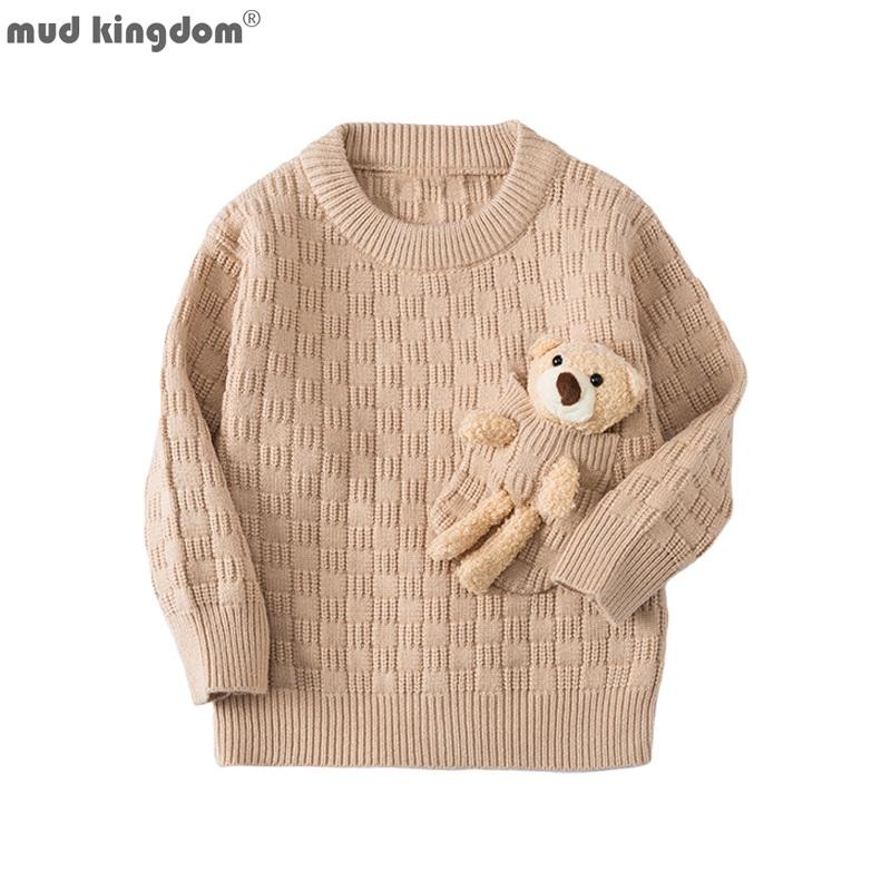 Cardigan Mudkingdom Little Boys Girls Sweaters With Bear Doll Sofy Solid O-Neck Long Sleeve Pullover Sweater For Kids Clothes Autumn, Blue
Cardigan Mudkingdom Little Boys Girls Sweaters With Bear Doll Sofy Solid O-Neck Long Sleeve Pullover Sweater For Kids Clothes Autumn, Blue