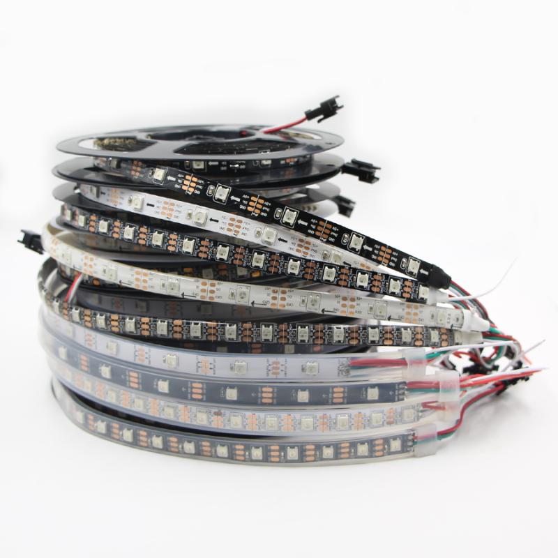 Strips WS2811 WS2812B Ws2812 IC Led Strip Light 30/60 Pixels DC 5V 12V Rgb Individually Addressable Digital Waterproof Tape Lamp
Strips WS2811 WS2812B Ws2812 IC Led Strip Light 30/60 Pixels DC 5V 12V Rgb Individually Addressable Digital Waterproof Tape Lamp