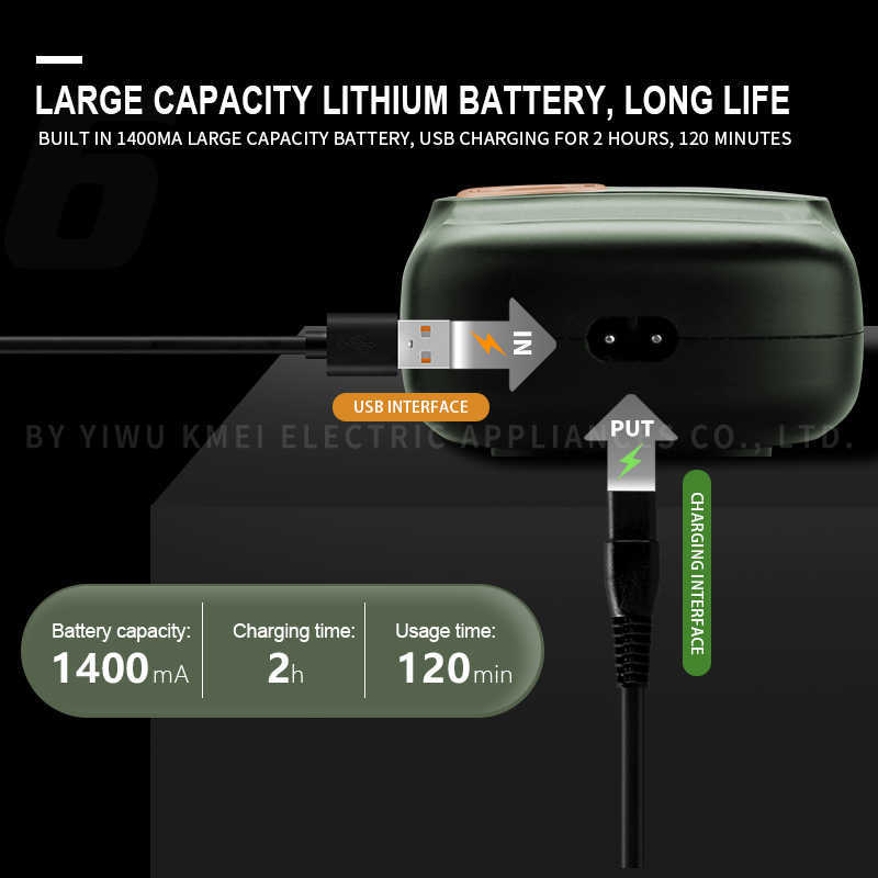 finishing fade electric shaver barber foil stubble shaving machine powerful 3 speed electric razor for men 100-240v professional P0817