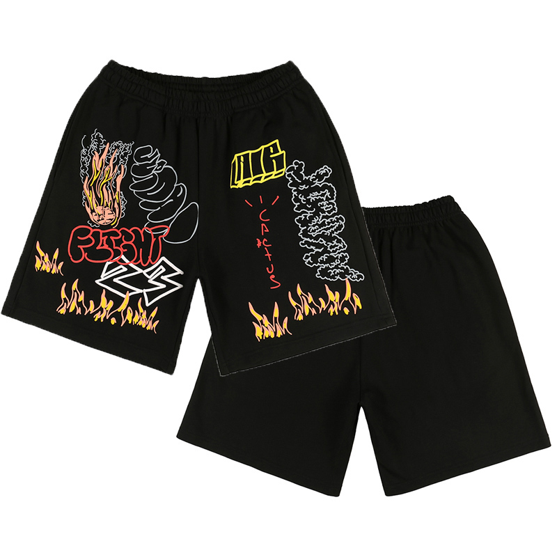 Fashion Summer Europe USA Outdoor Cotton Shorts Women Men High Street Fire Flame Running Middle Pants Jogging Joggers, White;black
Fashion Summer Europe USA Outdoor Cotton Shorts Women Men High Street Fire Flame Running Middle Pants Jogging Joggers, White;black