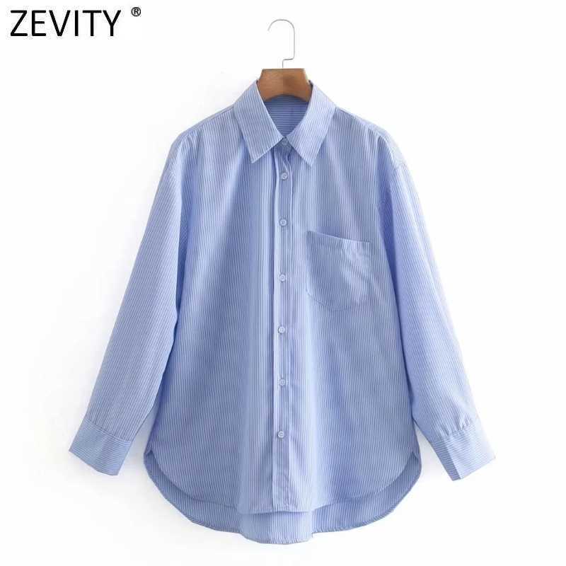 Zevity Women Fashion Pocket Striped Print Casual Loose Smock Blouse Office Lady Stylelish Business Shirt Chic Blusas Tops LS7422 210603, As pic ls7422ld
Zevity Women Fashion Pocket Striped Print Casual Loose Smock Blouse Office Lady Stylelish Business Shirt Chic Blusas Tops LS7422 210603, As pic ls7422ld