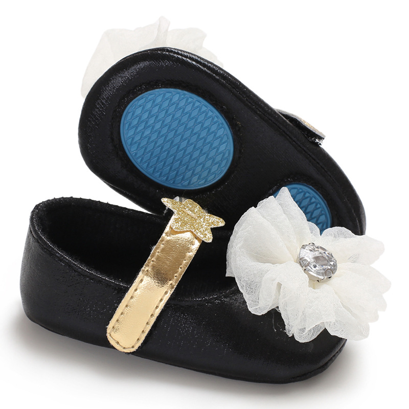 baby First Walkers Flowers Girls Shoes Newborn PU Softness Autumn Fashion Prewalker