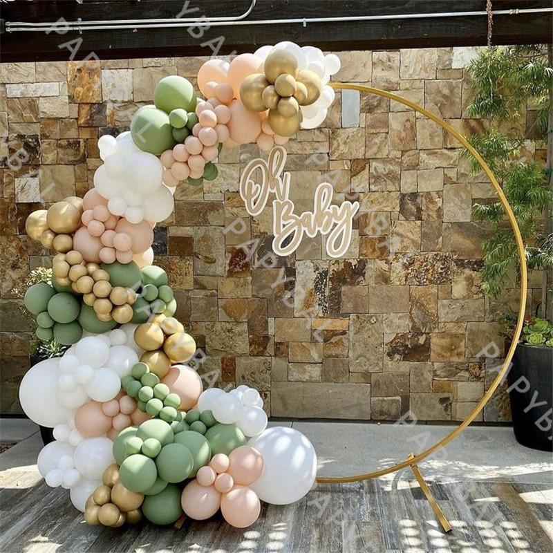 Party Decoration 184Pcs Avocado Green Round Arch Garland Balloon Kit Peach Color Latex Set Wedding Birthday Supplies
Party Decoration 184Pcs Avocado Green Round Arch Garland Balloon Kit Peach Color Latex Set Wedding Birthday Supplies