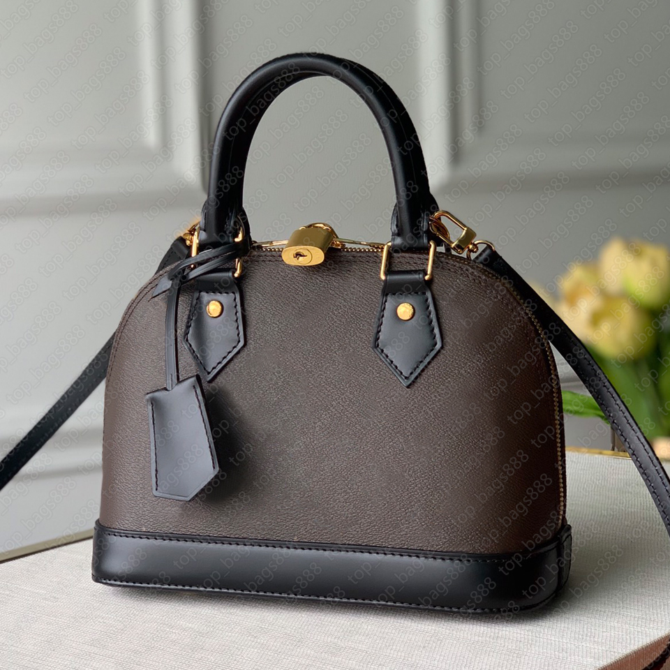 Women Luxurys Designers Bags Luv brown flowers letters print black leather trim top quality handbags cross body shoulder almaa bb shell bag, Contact us
Women Luxurys Designers Bags Luv brown flowers letters print black leather trim top quality handbags cross body shoulder almaa bb shell bag, Contact us