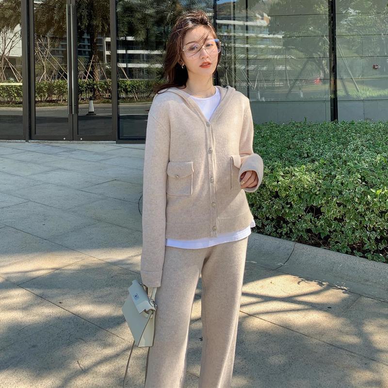 Small Appropriate Custom Autumn Winter Leisure Sports Fashion Knitting Suit Female Loose Hooded Fleece Trousers Little Cl 210429, Fuchsia
Small Appropriate Custom Autumn Winter Leisure Sports Fashion Knitting Suit Female Loose Hooded Fleece Trousers Little Cl 210429, Fuchsia
