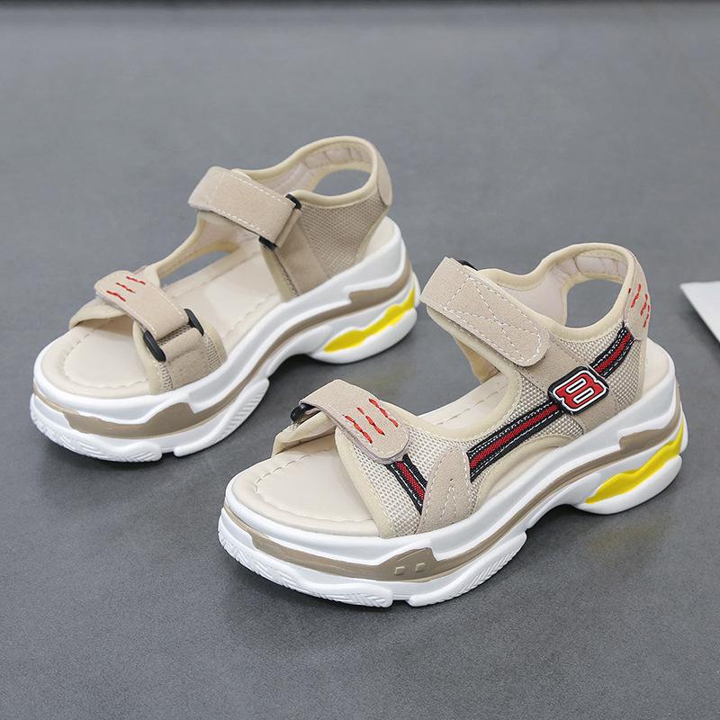 Woman Sandals Platform Women Summer Sport Wedges Women's Hook Loops High Heels Ladies Casual Slides Female Fashion Beach Shoes, Apricot
Woman Sandals Platform Women Summer Sport Wedges Women's Hook Loops High Heels Ladies Casual Slides Female Fashion Beach Shoes, Apricot