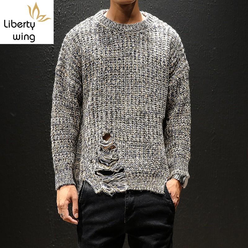 High Street Autumn Sweater Men Japan Style Vintage O-Neck Hollow Out Casual College Knitting Sweaters Solid Color Plus Size 5XL Men's, Black
High Street Autumn Sweater Men Japan Style Vintage O-Neck Hollow Out Casual College Knitting Sweaters Solid Color Plus Size 5XL Men's, Black
