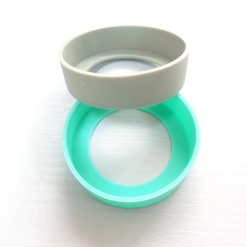 6.5cm Silicone Bottle Mat Bottom Protective Pad Travel g Vacuum Water Cup Sleeve Colourful 0 78bq G2 Free shipping