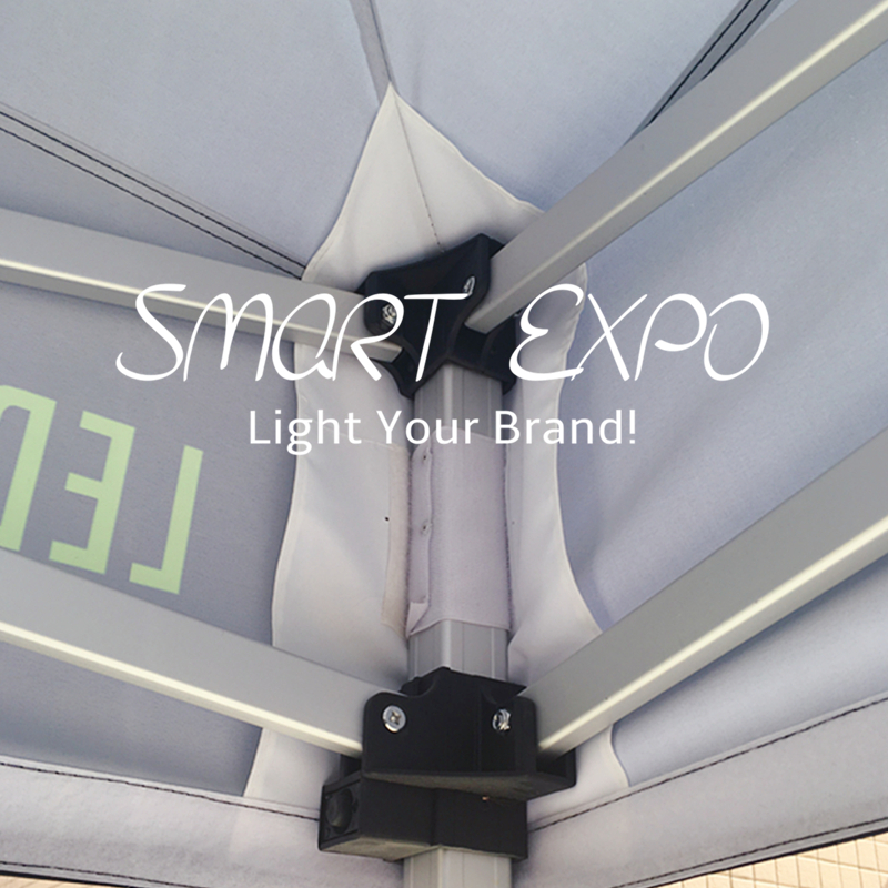 10X20FT Outdoor Large Gazebo Marketing Advertising Display with Aluminum Frame 600D Polyester Printing Wheeled Bag