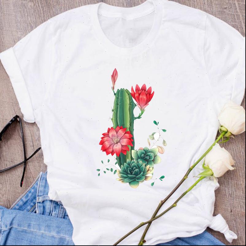 graphic cactus camisas mujer women floral streetwear 90s clothes clothing tees print female t shirt womens, White
graphic cactus camisas mujer women floral streetwear 90s clothes clothing tees print female t shirt womens, White