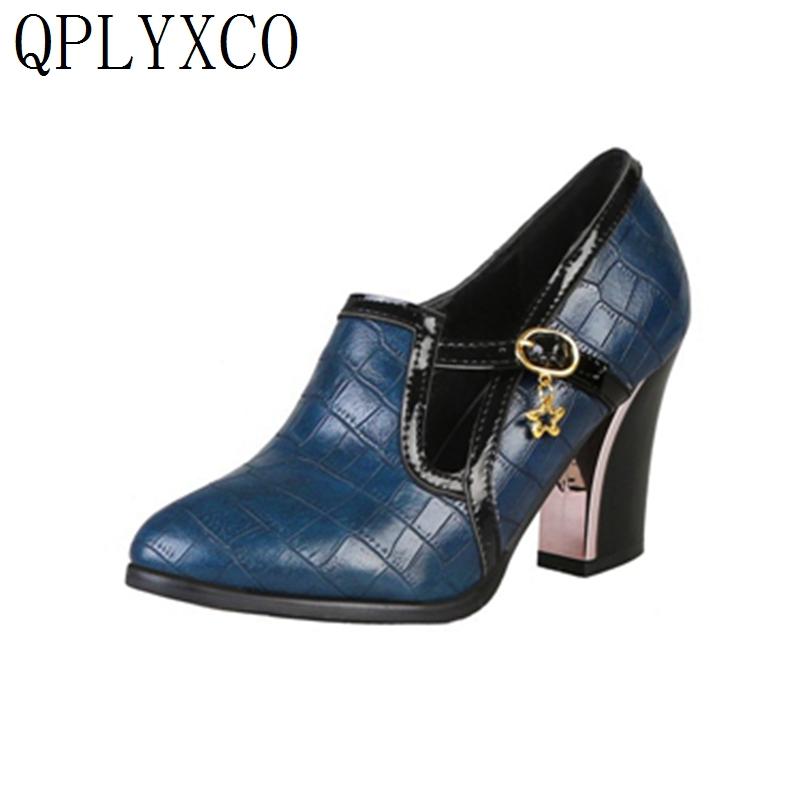Dress Shoes QPLYXCO Spring Autumn 2021 Size 31-48 Women Single Rough High Heels Fashion Pumps Round Toe Party Dance Wedding Woman 0902, Black
Dress Shoes QPLYXCO Spring Autumn 2021 Size 31-48 Women Single Rough High Heels Fashion Pumps Round Toe Party Dance Wedding Woman 0902, Black