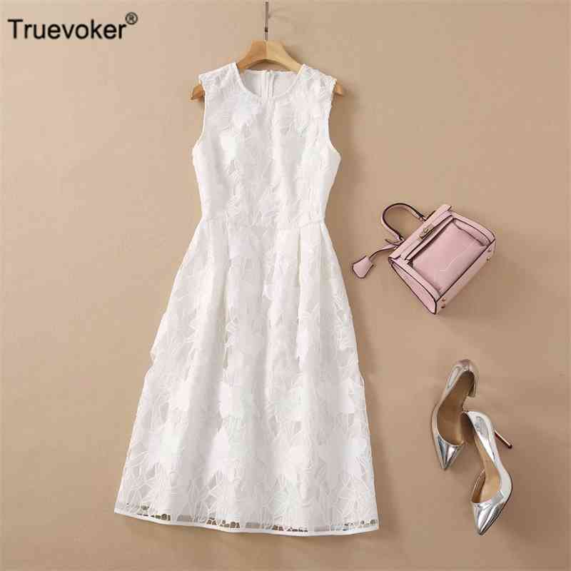 Truevoker High Street Designer Party Dres Sleeveless White Embroidery Cutout Mori Tank Mujer Festa Vestido 210602
Truevoker High Street Designer Party Dres Sleeveless White Embroidery Cutout Mori Tank Mujer Festa Vestido 210602