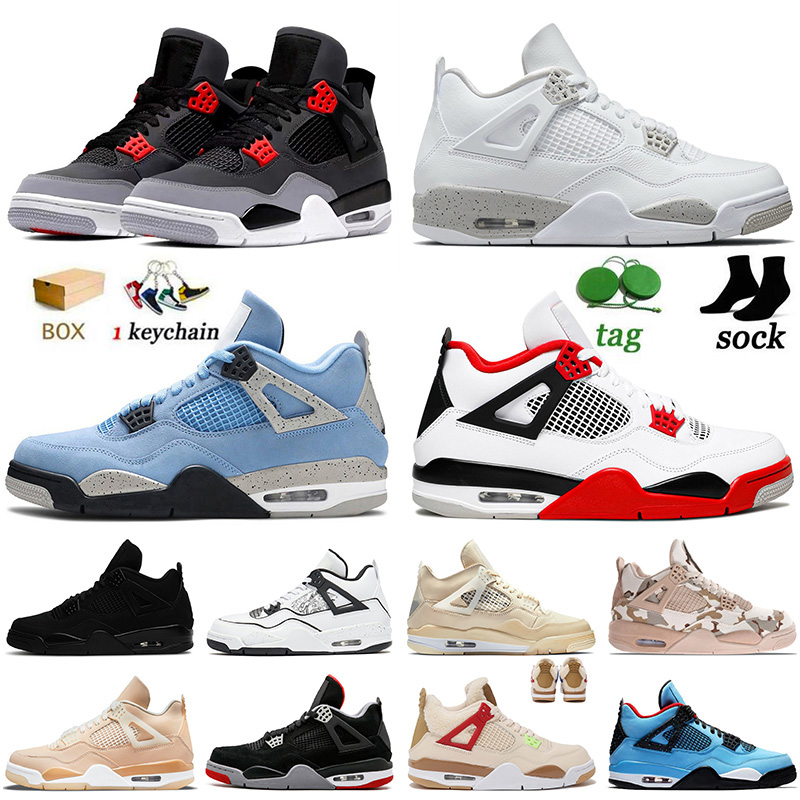 2021 With Box OFF Airs Jordon 4s Mens Basketball Shoes White Oreo Sail Fire Red Trainers Air Jordan Retro 4 Travis Scott Veterans Day Wild Things Sneakers, #29 new bred 36-47
2021 With Box OFF Airs Jordon 4s Mens Basketball Shoes White Oreo Sail Fire Red Trainers Air Jordan Retro 4 Travis Scott Veterans Day Wild Things Sneakers, #29 new bred 36-47