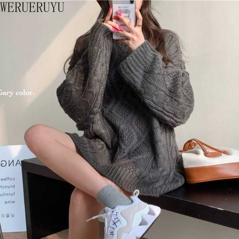 WERUERUYU Women O-neck Sweaters Autumn Winter Casual Twist Warm Sweaters Female oversized sweater 210608, Photo color
WERUERUYU Women O-neck Sweaters Autumn Winter Casual Twist Warm Sweaters Female oversized sweater 210608, Photo color