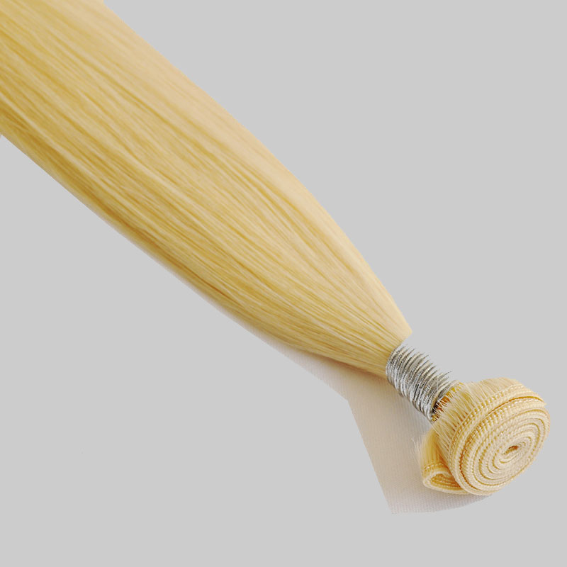 2024 New Arrival top quality silk straight wave 100 human hair bulk without weft straight hair bulk for braiding virgin remy blonde color 613 400gr lo