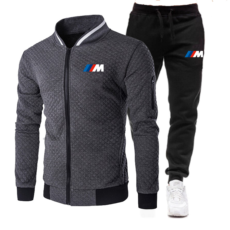 2021 Two-piece Sports Bmw Printed Men's Jacket + Pants Sweater Hooded wear Casual Suit Men, Black
2021 Two-piece Sports Bmw Printed Men's Jacket + Pants Sweater Hooded wear Casual Suit Men, Black