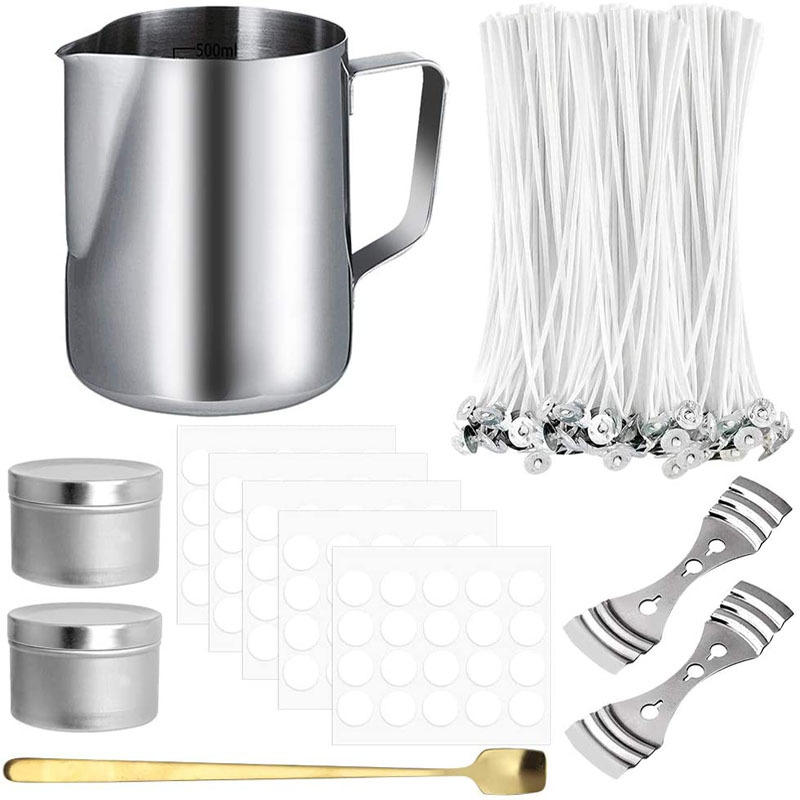 Candle Making Kits Diy Candles Crafts Tools Sets Pouring Pot Wicks Wax Kit Gift 900ML Home Party Stainless steel Container
Candle Making Kits Diy Candles Crafts Tools Sets Pouring Pot Wicks Wax Kit Gift 900ML Home Party Stainless steel Container