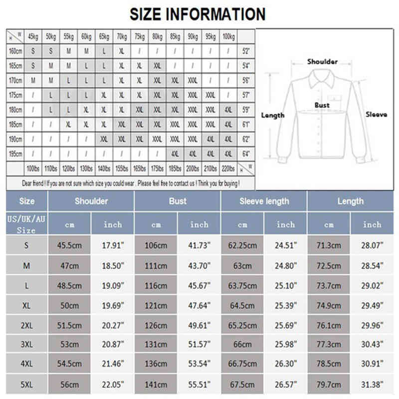 Spring and Autumn Men's Printed Casual Long Sleeves Shirt 210410