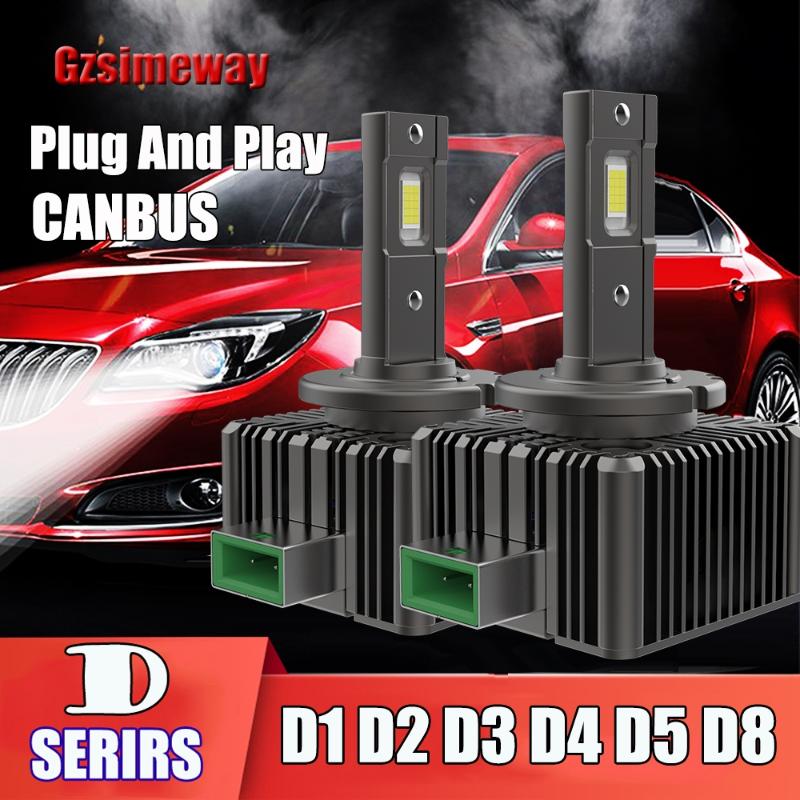 Car Headlights 2PCS 70W 32000LM Headlight D1S D3S LED Lamp D2S D4S D5 D8S D1R D2R D4R Auto Headlamps 6000K White 12V Bulb Play And Plug
Car Headlights 2PCS 70W 32000LM Headlight D1S D3S LED Lamp D2S D4S D5 D8S D1R D2R D4R Auto Headlamps 6000K White 12V Bulb Play And Plug