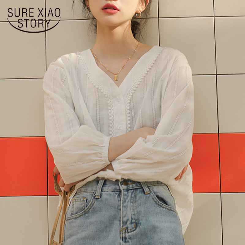White Tops Vintage Woman Shirt V-neck Womens Tops and Blouses Autumn Long Sleeve Office Lady Shirts Chic Blusas 10956 210527
White Tops Vintage Woman Shirt V-neck Womens Tops and Blouses Autumn Long Sleeve Office Lady Shirts Chic Blusas 10956 210527