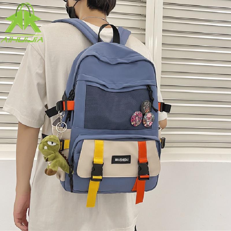 Backpack Fashion Water Proof Female Bookbag Nylon Women For Teenagers Girl College Men Casual School Bag Multifunction Handbag, Black
Backpack Fashion Water Proof Female Bookbag Nylon Women For Teenagers Girl College Men Casual School Bag Multifunction Handbag, Black