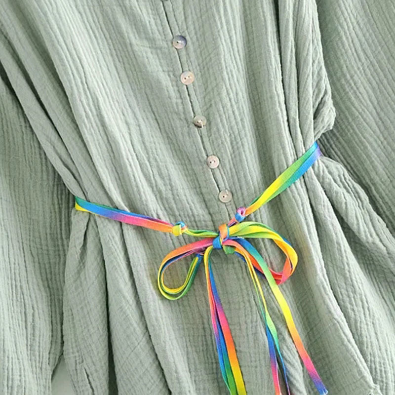 Women Chic V Neck Cotton Bodysuit With Belt Long Sleeve Solid Holiday Jumpsuit Female Casual Romper Playsuit 210515