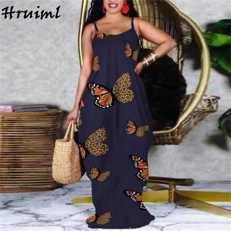 Summer Dresses Ladies Plus Size -5XL Fashion Sexy Suspender for Women Party Club Long Dress Female 211106, Navy blue
Summer Dresses Ladies Plus Size -5XL Fashion Sexy Suspender for Women Party Club Long Dress Female 211106, Navy blue
