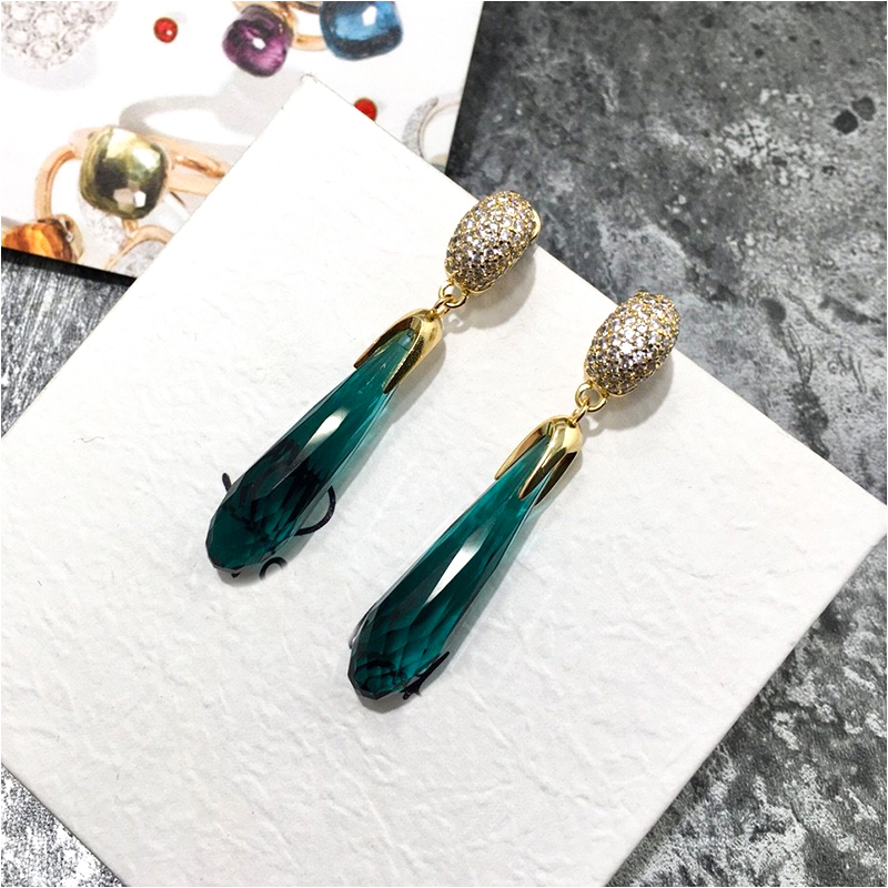 2021 Not Faded Classic Earrings for Women 18K Gold Plated Diamond Dangle Earings Round Wedding Gift Fashion Charm Accessories With Jewelry Pouches Wholesale
2021 Not Faded Classic Earrings for Women 18K Gold Plated Diamond Dangle Earings Round Wedding Gift Fashion Charm Accessories With Jewelry Pouches Wholesale