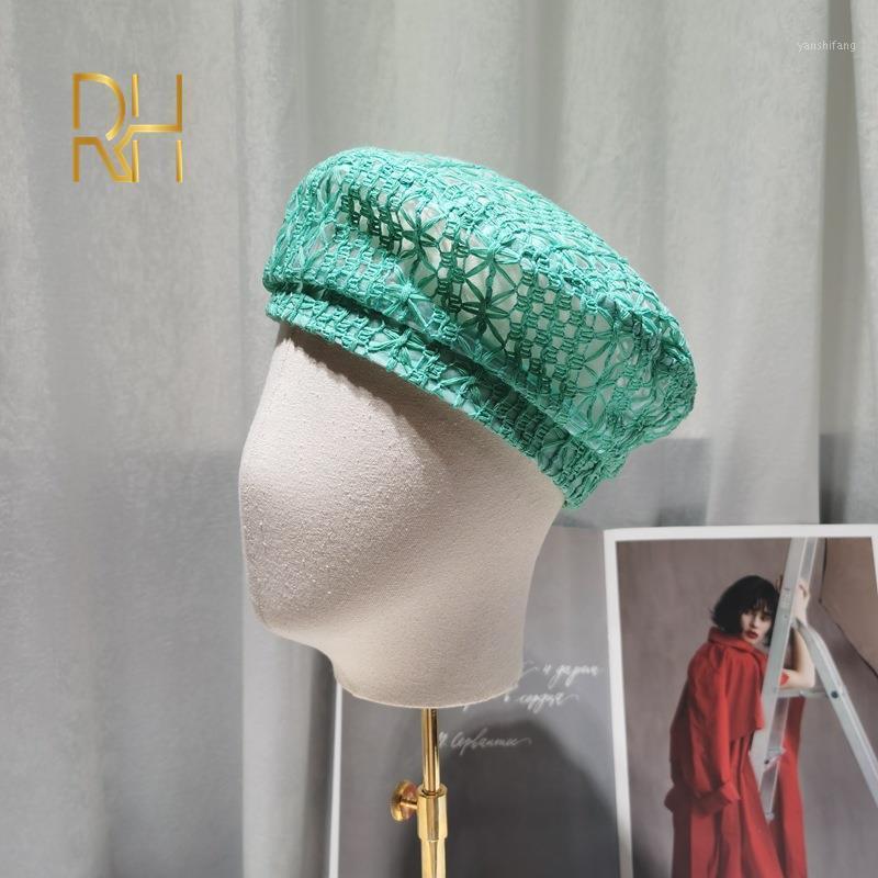 Fashion Spring Lace Breathable Hollow Mesh Women's Beret Light Luxury Floral Casual Female Hat Woman Painter Berets, White
Fashion Spring Lace Breathable Hollow Mesh Women's Beret Light Luxury Floral Casual Female Hat Woman Painter Berets, White