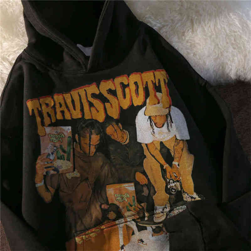 Travis Scott men's and women's hoodies, large street clothes, retro hip-hop style, fashion, Black
Travis Scott men's and women's hoodies, large street clothes, retro hip-hop style, fashion, Black