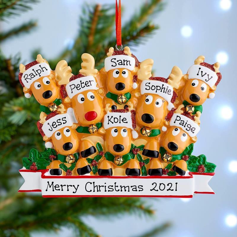 Christmas Decorations 2022 Year DIY Name Ornament Resin Elk Pendant For Home Xmas Gifts
Christmas Decorations 2022 Year DIY Name Ornament Resin Elk Pendant For Home Xmas Gifts