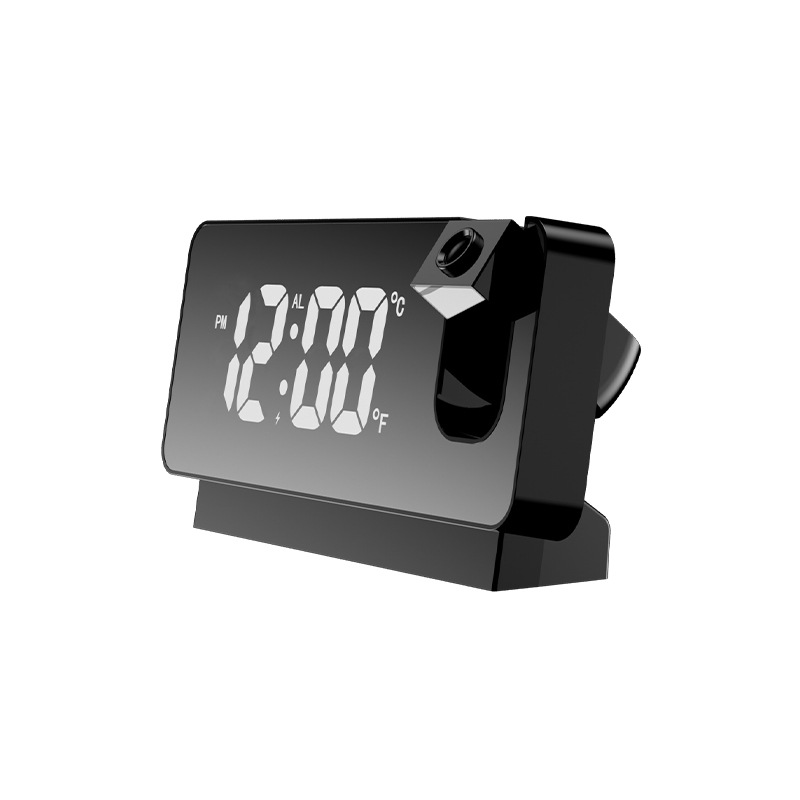 Temperature Multifunctional Projection Alarm Clock Creative Led Mirror Electronic Digital Clock Large Screen (The logistics price Pls Contact us)