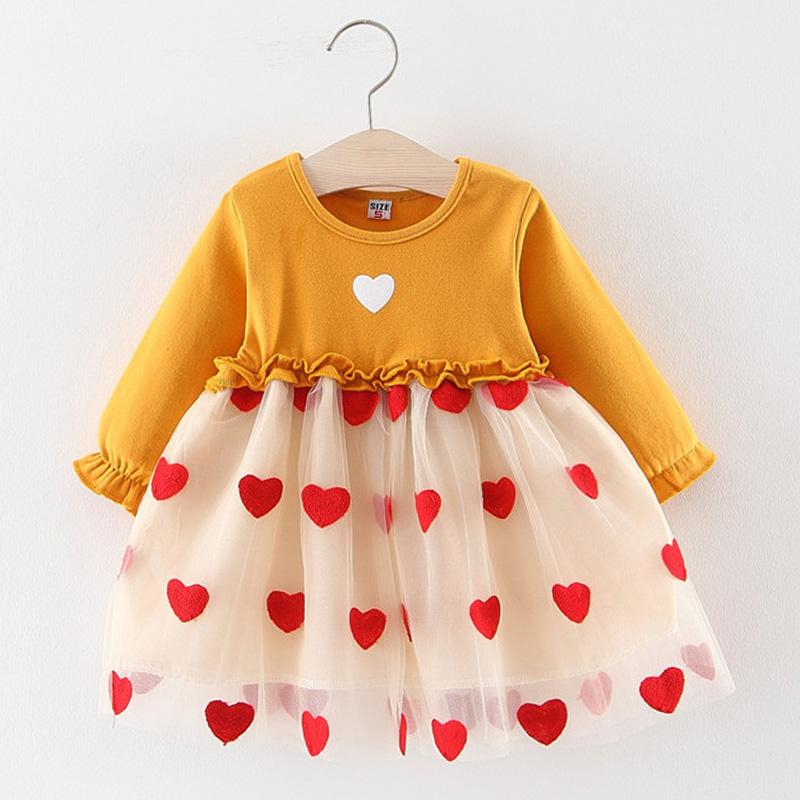 Girl's Dresses 2021 Autumn Winter Born Baby Long Sleeve Cute Toddler Dress For Girls 0-1 Year Birthday Infant Princess, Red;yellow
Girl's Dresses 2021 Autumn Winter Born Baby Long Sleeve Cute Toddler Dress For Girls 0-1 Year Birthday Infant Princess, Red;yellow